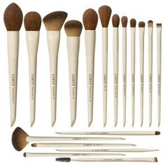 LORYP Makeup Brushes Set Labeled 18 Piece Face and Eye Brush Set Ultra soft hair Foundation, Concealer, Blush, Contour, Blending, Eyeshadow Khaki Brush kit Ultra Soft The 18 Pcs Makeup Brush Set Shows the Mysterious Charmwith the Birch Handle, a Must-Have in Your Makeupcollection.the Ultra-Soft Bristles Will Give You a Silky Touchfeeling, Show Your Natural Beauty and Leave a Flawlessmakeup.Dense and Soft Hair, No Shed, Smooth and Silky Topick Up Powder Easily.  100% Vegan & Cruelty Free  Incredi Contour Blending, Eye Brushes Set, Blending Eyeshadow, Makeup Brushes Set, Face Makeup Brush, Blush Contour, Eye Brushes, Brush Kit, Professional Makeup Artist