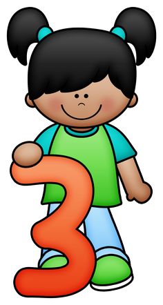 a girl holding the number three with her hands