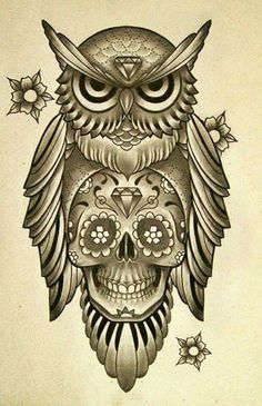 an owl tattoo design is shown on the iphone screen, and it appears to be in progress