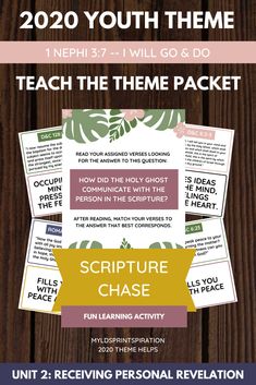 a flyer with the text, teach the theme packet and other activities for each class