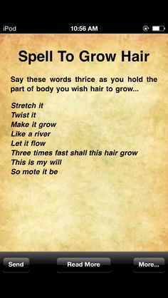 Hair Growth Spell, Growth Spell, Witchcraft Spells For Beginners, Beauty Spells, Good Luck Spells, Magia Das Ervas