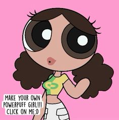 :D Create Your Character Drawing, Make Your Own Hello Kitty, Cartoon Pics Aesthetic, Art Ideas To Do When Bored, My Pinterest Aesthetic, Click To Make Your Own Character, Custom Powerpuff Girl, Click To Make Your Own, Make Ur Own Character