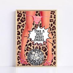 This cute leopard print bathroom poster is a cheeky spin on our popular 'go piss girl' bestselling print. With trendy leopard print background colors, this is the perfect funky Y2K poster to add to your apartment decor. It would also make a great gift! Take a seat sweet cheeks! ** PRINTED ON LONG LASTING QUALITY PAPER** Our heavier-weight, white, premium matte paper has a natural, smooth uncoated finish that feels luxurious to the touch. The 200 gsm/ 80 lb paper weight makes it durable and long- Funky Retro Bathroom Decor, Leopard Print Bathroom Decor, Cheetah Bathroom Ideas, Cheetah Bathroom Decor, Bathroom Posters Aesthetic, Grunge Bathroom Aesthetic, Glamour Bathroom Ideas, Cheetah Print Bathroom, Funky Bathroom Decor