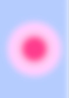 an image of a pink and white circle on a light blue background with space for text