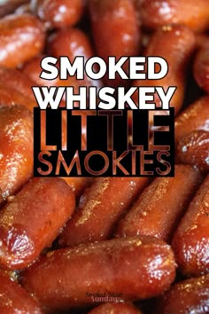 Smoker Grill Recipes, Friends Recipe, Little Smokies Recipes, Smoked Whiskey, Pellet Smoker Recipes, Smokies Recipe, Grilled Appetizers, Little Smokies