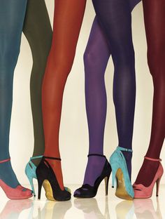 Gerbe : collants, bas, bas jarretières, leggings, jambières, mi-bas, bodies, chaussettes, socquettes Colorful Tights, Funky Tights, Colored Tights, Mia 3, Opaque Tights, Tights Outfit, Mode Inspo, Looks Style, Fashion Inspo Outfits