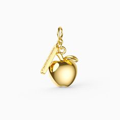 Fruits of Spirit Faithfulness Apple Charm - vanimy Fruits Of Spirit, Apple Jewelry, Loyalty Symbol, Fruits Of The Spirit, Hope Strength, Cross Gift, Golden Design, Golden Apple, Jewelry Knots