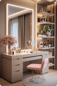 beauty room design  room ideas for small rooms  room  decor ideas  room decor beauty room beauty room design beauty salon interior Skincare Table, Stylish Room Decor, Dressing Table Design, Interior Design Your Home, Classy Decor, Room Makeover Bedroom