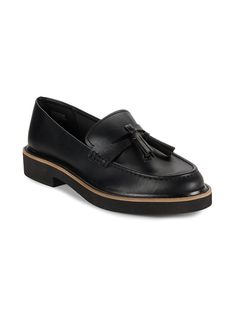 A Pair Of Comfortable Loafers With Tassel Upper And Padded Insoles. Synthetic Upper Moc Toe Slip-On Lining: Textile & Synthetic Lightly Padded Insoles Synthetic Sole Imported Size Heel Height, 1.25" (32mm). Center Core - W Trend Shoes > Saks Off 5th. Splendid. Color: Black. Size: 9. Minimal Classic Style, Trend Shoes, Comfortable Loafers, Minimal Classic, Tassel Loafers, Trending Shoes, Flat Shoes Women, Loafer Flats, Shoes Flats