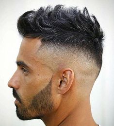 Modern men faded haircut ideas | Trendy hairstyle ideas | Easy hairstyle ideas Men Haircut Short, Shaved Side Haircut, Side Haircut, Mid Skin Fade, Short Quiff, Hair Cut Ideas