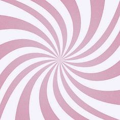 a pink and white striped background with an abstract spiral design in the center that looks like something out of space