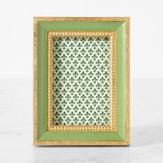 Florentine Wood Frames | Williams Sonoma Ginger Jars Decor, Colourful Cottage, Jars Decor, Fluted Wood, Green Picture Frames, Storing Spices, Gallery Frames, Kids Pottery, Gallery Wall Frames