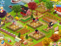 the farm town is shown in this screenshot