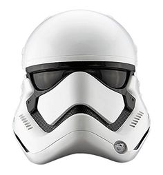 the helmet is white and has black accents on it, with a dark background behind it