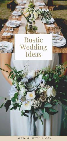 a long table with flowers and greenery is featured in the cover of this article