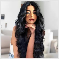 These Womens Wigs Are Made Of Imported High-Quality Synthetic Materials,Using Newly Upgraded Production Technology.This High-Quality Material Can Not Only Be Used For A Long Time,It Is Very Close To The Real Hair,And It Can Make The Wig's Curly Hair Shape Last Longer And Look Better.Minimum Shedding And Tangling. 30 Inch Long Wavy Wig Is Suitable For Any Face Shape.A Natural Wavy And Stylish Appearance Helps You Change Your Style And Become More Confident And Charming. Breathable Rose Net Cap Ma Curly Hair Shape, Hair Shape, Become More Confident, Long Wavy Wig, Change Your Style, Wavy Wigs, Long Curly Wig, Halloween Everyday, Wavy Wig