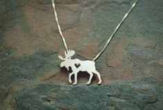 #jewelry #necklace #silver #animals #animal #minimalist #moosenecklace #moosjewelry #moosependant #silvermoosejewelry #moose #tinymoose Elk Ivory Ring, Moose Tattoo, Elk Ivory, Moose Decor, Greenville Nc, Lost Wax Casting, Silver Box, Lost Wax, Minimalist Tattoo