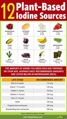 Foods With Iodine, Iodine Rich Foods, Sources Of Iodine, Probiotic Foods, Vegan Diet, Plant Based Diet, Health Remedies, Vitamins And Minerals, Health And Nutrition