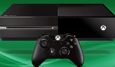 an image of a video game console and controller set up for play with the xbox one