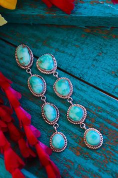 Turquoise Wedding Earrings, Navajo Aesthetic, Vintage Turquoise Jewelry, Turquoise Dangle Earrings, Turquoise Earrings Dangle