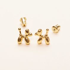 "The perfect studs for pet lovers! Shaped in a cute poodle dog, set in sterling silver posts. These post earrings are secured comfortably with friction backs. - Materials: 18K gold plated brass and sterling silver posts - Measurement:  0.4\" / 1cm in height - The product is tarnish-resistant and hypoallergenic" Cute Poodle Dog, Cute Poodle, Stud Earrings Women, Earrings Studs, Earrings Women, Jewelry Silver, Jewelry Earrings Studs, Post Earrings, Women's Earrings