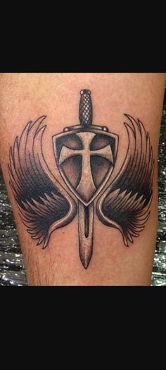 Christian Warrior Tattoo, Warrior Tattoo Sleeve, Warrior Tattoos, Warrior Tattoo, Traditional Tattoo Flash, Deathly Hallows Tattoo