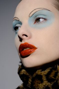 Creamy eyes by Ellis Faas Storyboard Inspiration, Ellis Faas, Blue Eyeliner, Painted Faces, Painted Face, Clown Makeup, Makeup Artistry, Makeup Eyelashes, Fantasy Makeup