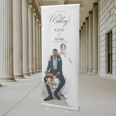 Elegant Full Photo Calligraphy Wedding Welcome Editable Template Table Decorations Balloons, Welcome Template, Wedding Banners, Welcome Photos, Photography Posters, Roll Up Banner, Chair Covers Wedding, Retractable Banner, Posters Minimalist