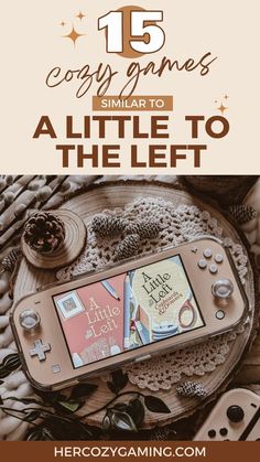 a nintendo wii game with the title 15 cozy games similar to a little to the left