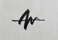 an artistic black and white photo with the letter a on it