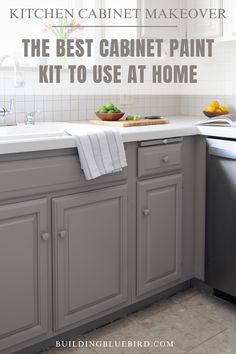 kitchen cabinet makeover the best cabinet paint kit to use at home by buliding