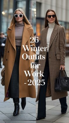 Embrace winter outfits for work 2024 - 2025 with stylish office looks for women. For cold weather, business casual layers with black tights and leggings keep you warm yet professional. Perfect for a casual Friday, pair jeans and sneakers with a cozy sweater. Pregnancy-friendly options are also trendy, providing comfort and style for a polished, comfy office style. Elevate Casual Outfit, Office Outfits For Cold Weather, Business Casual Winter Shoes Women, Cozy Winter Outfits For Work, 2024 Winter Office Outfits, Cold Winter Business Casual Outfits, Winter Boots Work Outfits, Nyc Winter Office Outfits, New York Winter Work Outfit