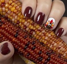 Nail Art Halloween, Brown Nail, Thankful Thanksgiving, Pointy Nails