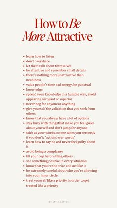 Discover how to be more attractive with our empowering guide. Focus on self-improvement, personal development, and embrace your highest self. Cultivate confidence, positivity, and a healthy lifestyle. Start your transformation journey today!  how to be more attractive, confidence, positivity, healthy lifestyle, growth mindset, highest self, evolution, level up your life, glow up, personality development, self-improvement, personal development, highest self, transformation journey, build a better you, women wealth and wellness club Be More Attractive, How To Believe, Practicing Self Love, Wellness Club, Get My Life Together, Self Confidence Tips