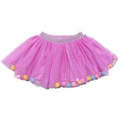 Please Message With Any Questions About Measurements, Material, Etc. New With The Tags Afro Unicorn, Pink Pom Pom, Girl Rainbow, Fairy Costume, Christmas House, Ruffle Skirt, Kids Bottoms, Tulle Skirt