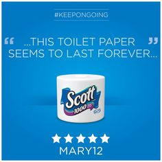 this toilet paper seems to last forever on mary2's campaign for scott soap