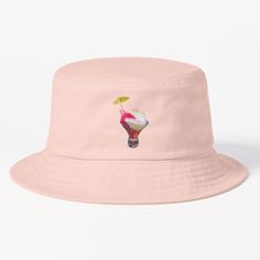 Get my art printed on awesome products. Support me at Redbubble #RBandME: https://www.redbubble.com/i/bucket-hat/Ice-cream-sundae-by-CreaTwinkles/162686385.K6DP2?asc=u An Ice Cream, Ice Cream Sundae, Summer Day, Hot Summer, Summer Days