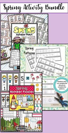 spring activities and printables for kids