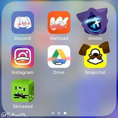 an iphone screen with different app icons on it