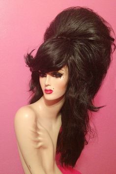 Lace front wigs and wigs with bangs, ideal for drag queens, cosplay characters, party celebrations, theatre, and wigs for women. SHIPPING UPGRADES AVAILABLE EXPRESS HANDLING (1-2 DAYS, $100) EXPEDITED HANDLING (3-5 DAY, $75) STANDARD (APPROX. 2 WEEKS, FREE)  READ BEFORE YOU BUY! ALL SALES ARE FINAL, NO EXCEPTIONS!  If you chose to purchase without reading the following listing information, you will NOT be refunded. By purchasing this item, buyer agrees without exception to all Terms of Service: 60s Beehive, Professional Costumes, Drag Wigs, High Fashion Hair, Wig Costume, Honey Wheat, Fringe Bangs, Queen Costume, Drag Queens