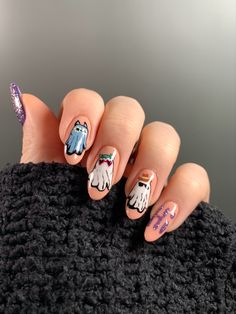 Nail art inspired by Anti-Hero from Taylor Swift’s Midnights Album 👻 #antihero #midnights #tsmidnights #taylorswift #taylorswiftnails #theerastour #gelnails #nailstagram #coolnaildesigns #nailart #nailartdesign Nails With Ghosts, The Eras Tour Nails, Timeless Taylor Swift, Taylor Swift Nail Ideas, Swiftie Tattoo, Taylor Swift Nail Art, Eras Tour Nail, Polish Hairstyles, Nail Art Printemps