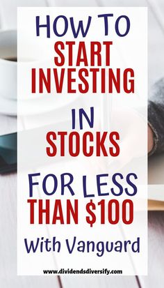 a stack of books with the title how to start investing in stocks for less than $ 100