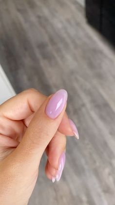 Stephanie Yianni on Instagram: "Grapeseed oil era 🍇💧 shade is ‘Grapeseed oil’ #almondnails #biab #sheernails #jellynails #gelcare #nailtrends #nailinspo #lilacnails" Jelly Lilac Nails, Grapeseed Oil Nails, Neutral Nails Purple, Narrow Oval Nails, Pale Pink Shimmer Nails, Glossy Purple Nails, Sheer Lilac Nails, Pale Lavender Nails, Light Purple Pink Nails