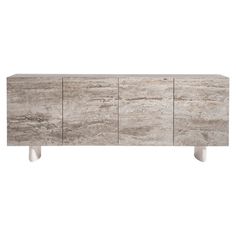 the sideboard is made out of marble