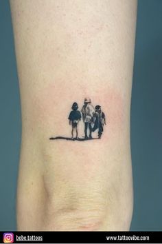 If you’re into black and gray tattoos then you could get this realistic portrayal of your children. Just bring your favorite picture of them to your tattoo appointment and let the artist do his magic. Black And Gray Tattoos, Tattoo Appointment, Minimalistic Tattoo