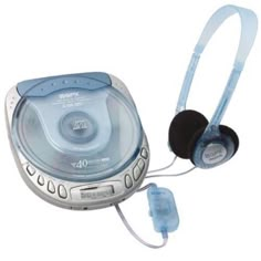 an mp3 player with headphones attached to it