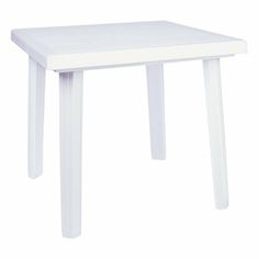 a small white table on a white background with no one around it or someone else