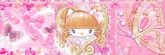 cute gyaru gal pink messy header Hello Kitty Vans, Hello Kitty Imagenes, Charmmy Kitty, Hello Kitty Images, Cute Banners, Hello Kitty Characters, Cute Headers, Kitty Drawing