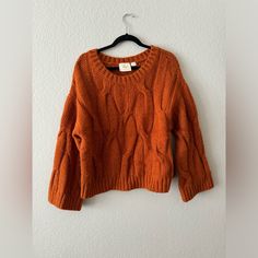 From Target Never Worn. Heavier Material Very Soft. Rust Sweater, Colorful Sweaters, Color Orange, Rust, Casual Outfits, Target, Womens Tops, Orange, Women Shopping