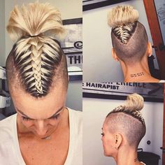 Shaved Hair Styles, Hair Styles To Try, 2023 Undercut, Hairstyles Undercut, Pixie Undercut, Haircut 2023